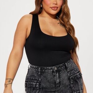 Black fashion nova top